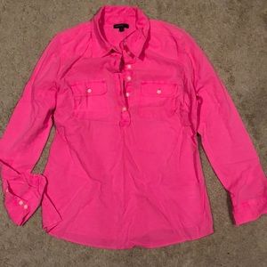 Fitted & Like new Gap Maternity XS Pink Shirt